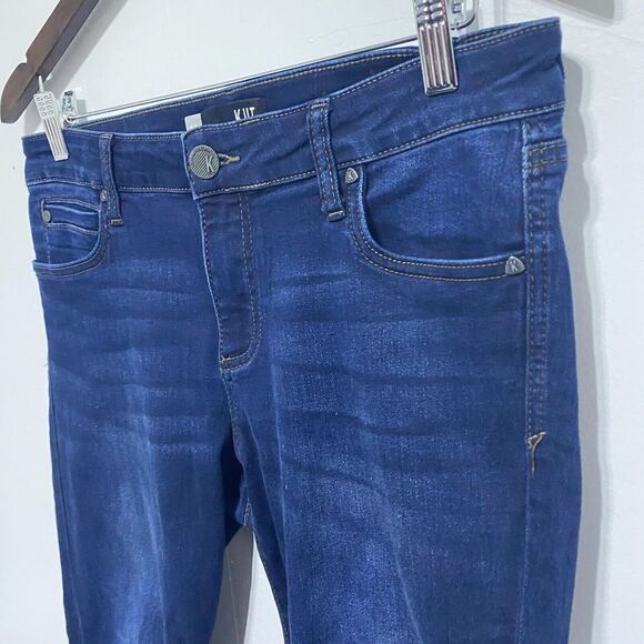 Kut Kloth Jeans Womens 8 Short Dark Wash Mia Skinny Leg Stretch Denim - Picture 3 of 9